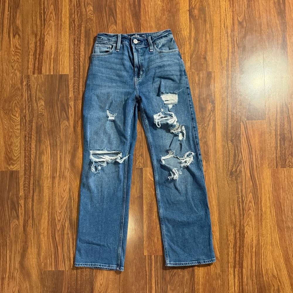 Hollister Distressed Blue Jeans